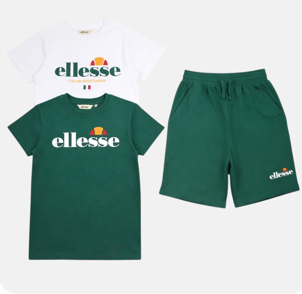 Pack de 2 T-shirts et short Ellesse 
8 au 14ans Garcon