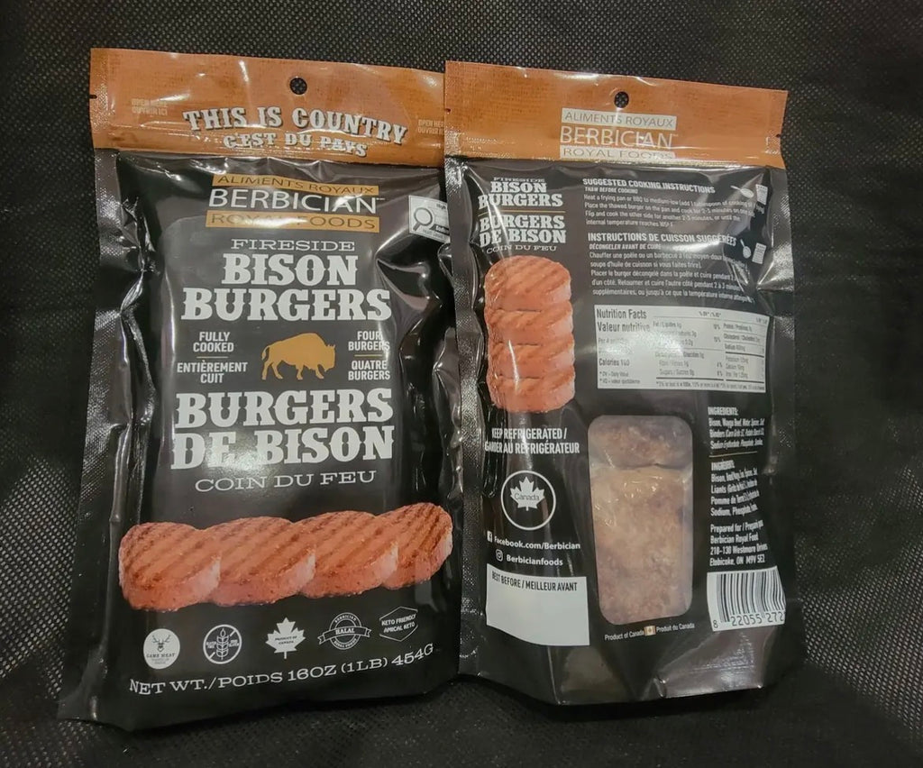 Burger de bison / berbician production