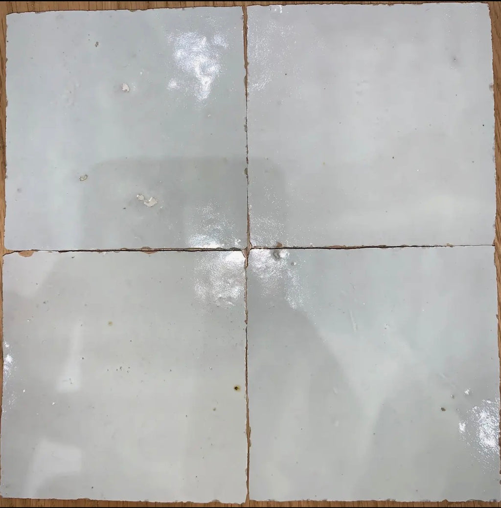 Zellige véritable du Maroc - Blanc