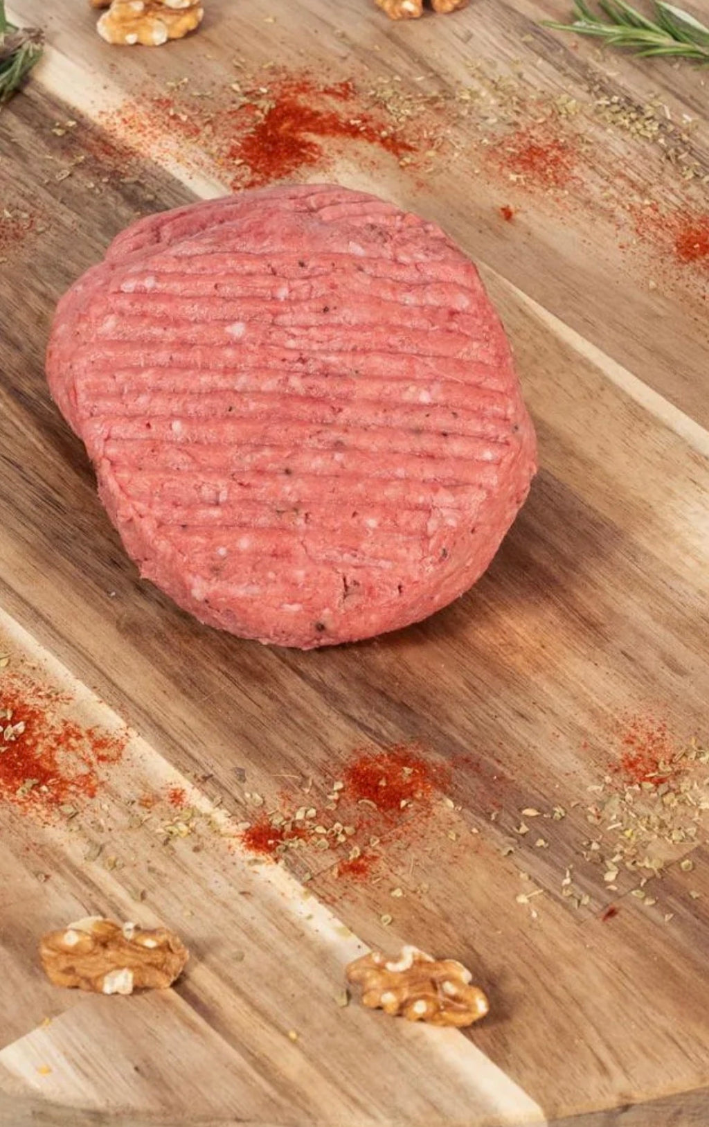Burger de bison / berbician production
