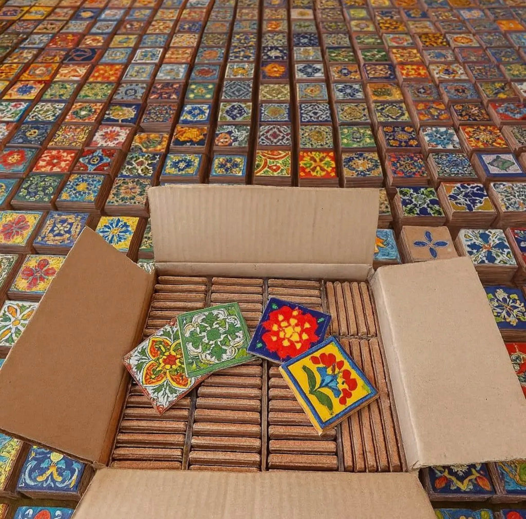 carreaux Talavera mexicains - taille 4 x 4