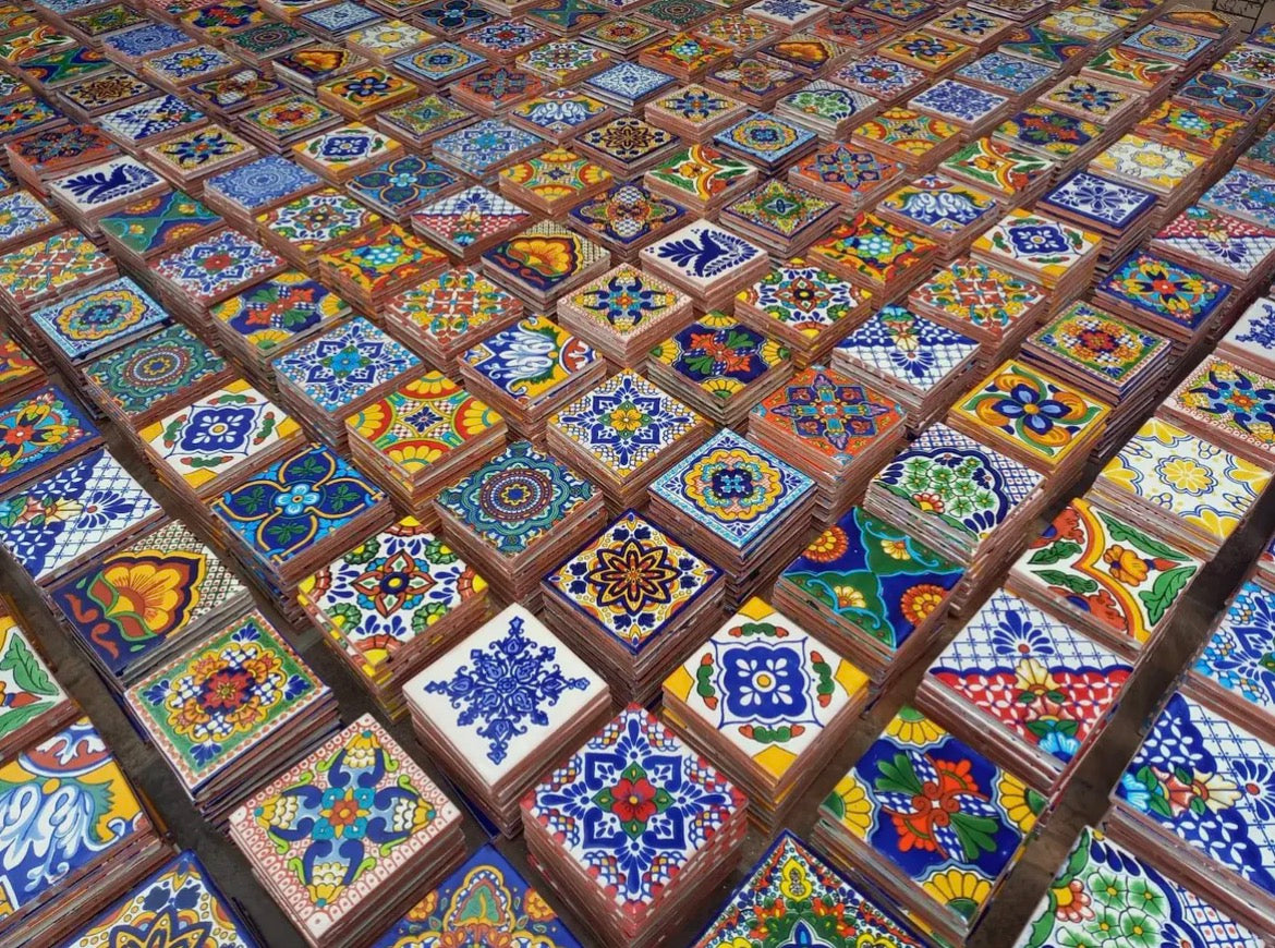carreaux Talavera mexicains - taille 4 x 4