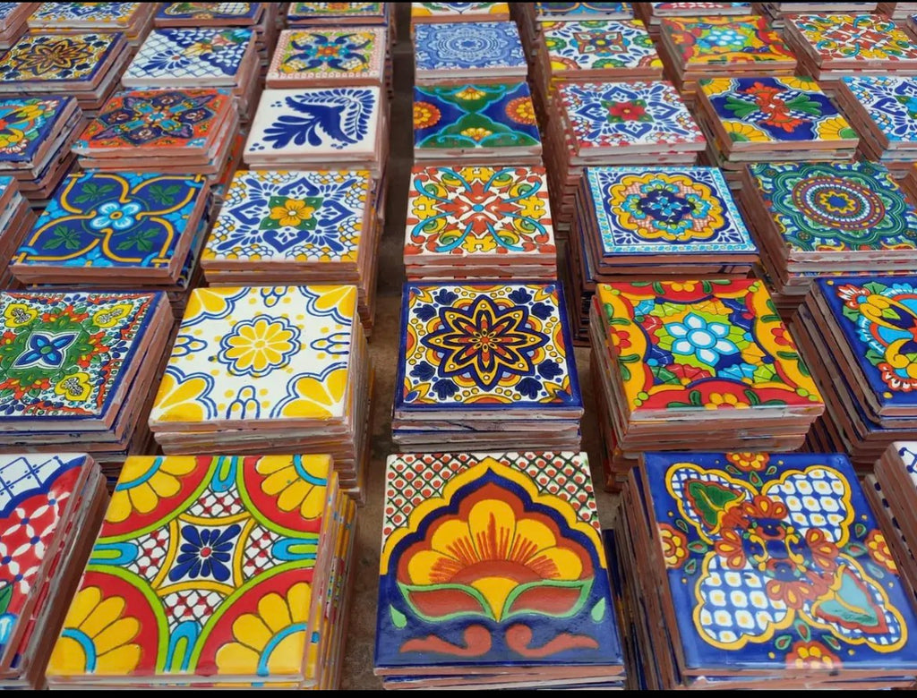 carreaux Talavera mexicains - taille 4 x 4